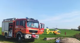Mężczyzna spadł z wysokości. Na miejsce wezwano śmig&hellip;