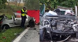 Tragiczny wypadek w powiecie świeckim. Nie żyją dwie młode osoby. Jedna w szpitalu [ZDJĘCIA]