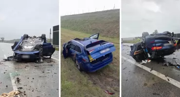 Ulewne deszcze sparaliżowały A1 pod Włocławkiem. Seria wypadków na autostradzie