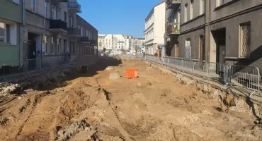 Roboty w centrum Włocławka i sensacyjne znaleziska? Sprawdziliśmy, co dzieje się na budowie